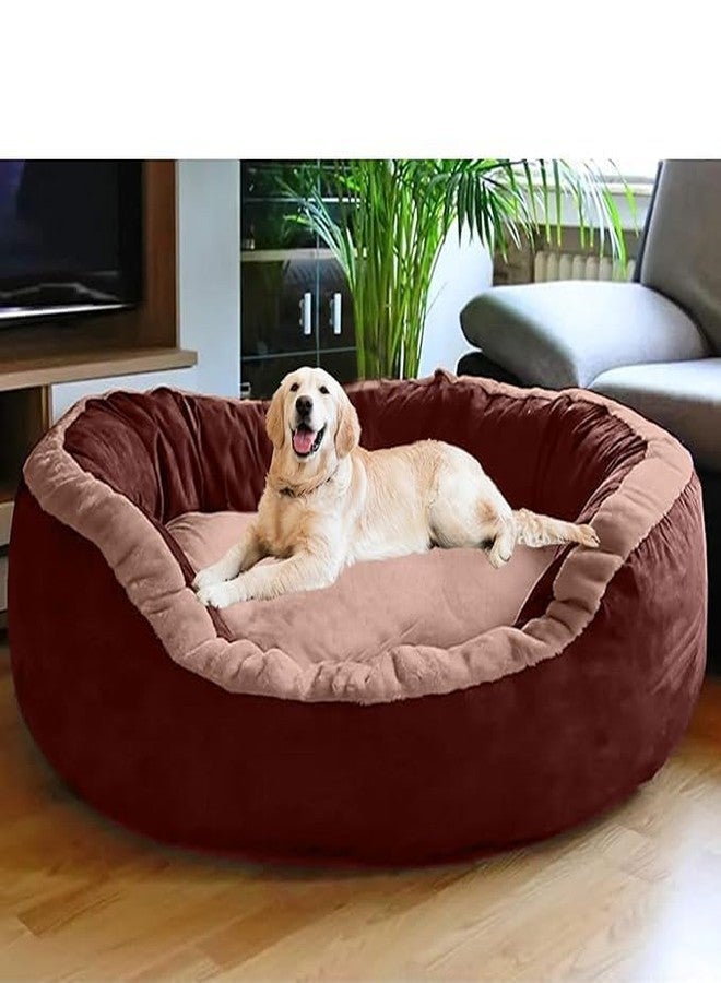 DRILLY First Class Fur 3XL (Dimensions 115 * 90 * 20 cm) Dog Bed for Labrador Extra Large Dogs Washable-Orthopedic Breed | Giant Human Dog Bed~ (3XL) - Image 1